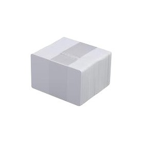 C4001 - Evolis Card Plastiche Bianche Neutre - 0,76mm - 5 confezioni da 100 pz