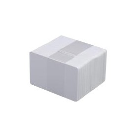 C4001 - Evolis Card Plastiche Bianche Neutre - 0,76mm - 5 confezioni da 100 pz