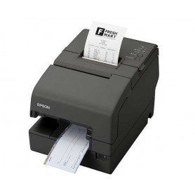 C31CB25024 - Stampante Epson TM-H6000IV USB e Seriale, Epson Dark Grey - MICR, E/P, convalide - Alimentatore non incluso