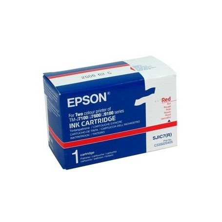 C33S020405 - SJIC7 Cartuccia Rosso / Red per Epson TM-J7100/J7600