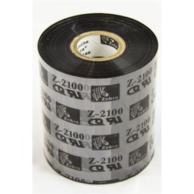 02100BK08045 - Ribbon Zebra F.to 80mmX450MT WAX - Confezione da 12 Rotoli