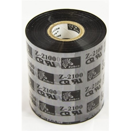 02100BK08045 - Ribbon Zebra F.to 80mmX450MT WAX - Confezione da 12 Rotoli