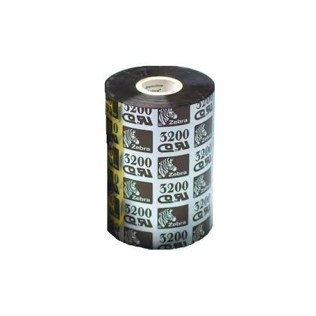 03200BK11045 - Ribbon Zebra F.to 110mmX450MT WAX/RESIN High Quality - Confezione da 6 Rotoli