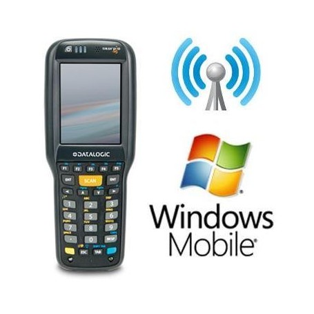 942350008 - Datalogic Skorpio X3 Wi-fi Bluetooth, Imager 1D / 2D, 28Key Numeric, Windows Mobile 6.5