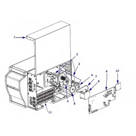 20008M - Stepper Motor Assy With Gear per Stampante Zebra S4M