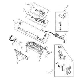 G77890M - Kit Adjustable Transmissive Sensor per Stampante Zebra Z4M Plus