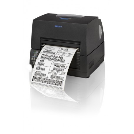 1000836 - Citizen CL-S6621 203 Dpi, USB/RS232, DMX e ZPL - Larghezza Massima di Stampa 168mm