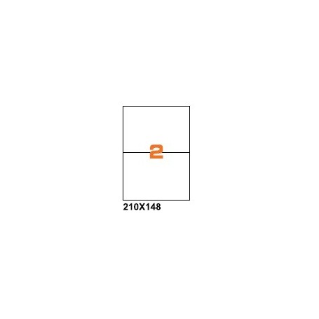 A4R210148 - Etichette F.to 210x148mm su Foglio A4, senza Margini, Adesivo Removibile - Confezione da 700 Fogli