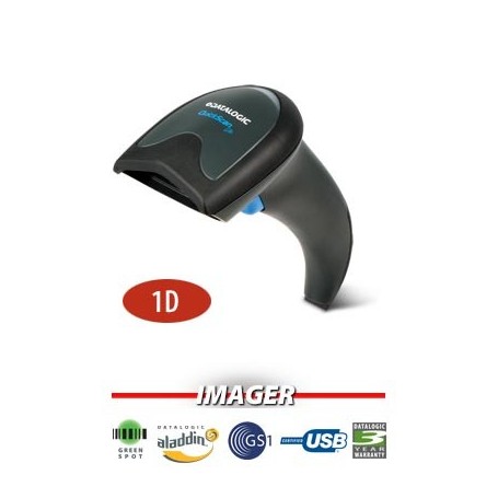 QW2120-BKK1-E - Datalogic QuickScan Lite Imager Black completo di Cavo USB