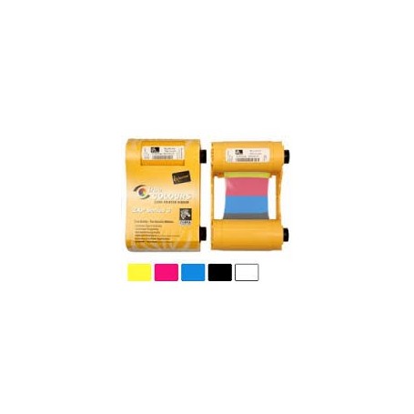 800033-840 - Ribbon a Colori 5 Pannelli YMCKO per Stampanti Zebra ZXP Serie 3 - True Colours Ribbon - 200 Stampe