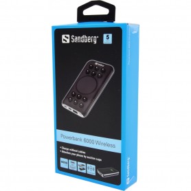 420-37 - Sandberg Powerbank 6000 Wireless + USBC