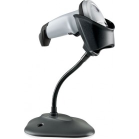 LI2208-SR6U2100SGW - Lettore Zebra LI2208, Imager 1D, Bianco - Kit Completo di Cavo USB & Stand