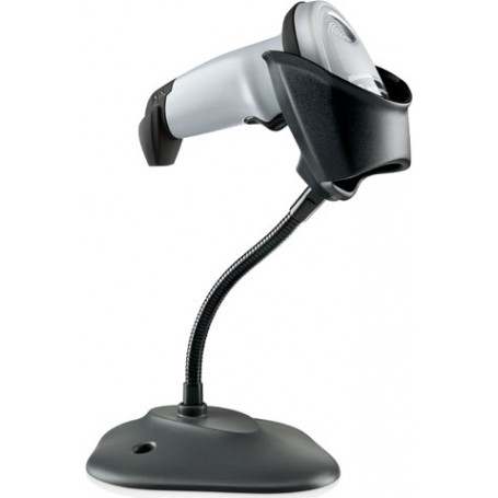 LI2208-SR6U2100SGW - Lettore Zebra LI2208, Imager 1D, Bianco - Kit Completo di Cavo USB & Stand