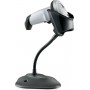 LI2208-SR6U2100SGW - Lettore Zebra LI2208, Imager 1D, Bianco - Kit Completo di Cavo USB & Stand