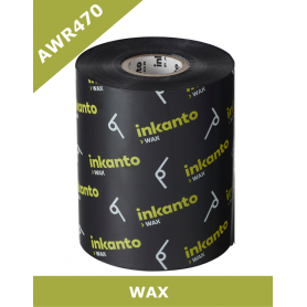 T63221IO - Ribbon Inkanto F.to 60mm x 450MT Cera, AWR470, Inchiostrazione Out, Anima Interna da 1" - Confezione da 10 Rotoli