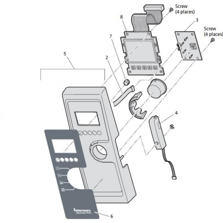 1-207132-001 - Kit Display per Stampante Intermec PD42