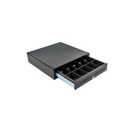 JD520-BL1816-M1 - S4000 Cassetto Registratore di Cassa, 24V/12V, Nero, Acciaio, 457 x 424 x 107mm