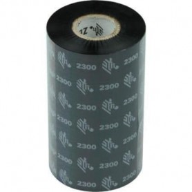 02300BK10245 - Ribbon Zebra F.to 102mmX450MT WAX/Cera - Confezione da 12 Rotoli