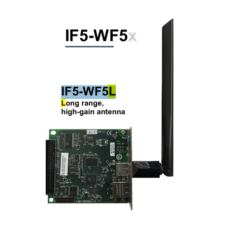 IF5-WF5L - Scheda Wi-fi Premium Antenna Long Range per Stampanti Citizen CL-S521, CL-S621, CL-S631 e CL-S700