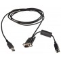VM1052CABLE - Cavo USB Y-cable - da D9 Maschio a USB type A plug 6 ft. (host) e USB type A socket 0.5 ft. (client) per Thor