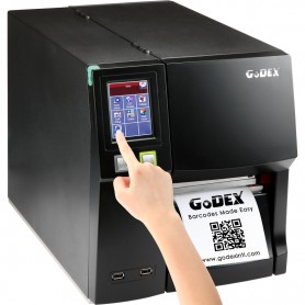 ZX1200I - Stampante Godex ZX1200i 200 Dpi, Touchscreen, Trasferimento Termico, USB, Seriale & Scheda di Rete