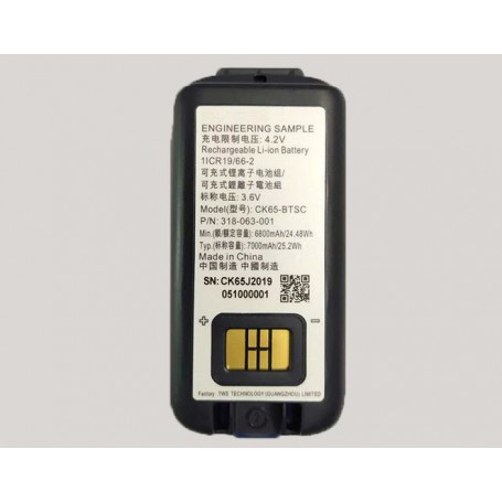 318-063-001 - Batteria ad Alta Capacità 7000mah per Honeywell Intermec CK65 e CK67