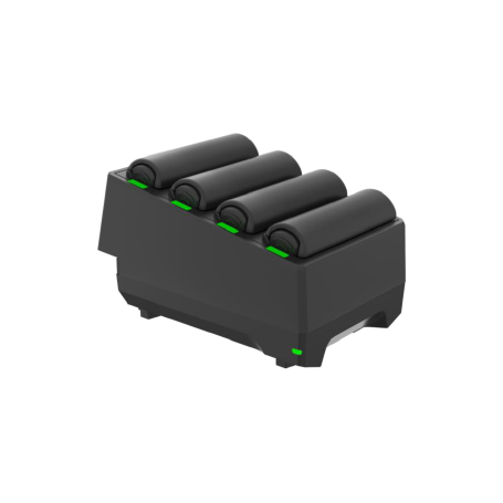 SAC-WT5X6-4SC-01 - Caricabatterie a 4 Posizioni per Zebra WT5400 e WT6400 - Alimentatore non Incluso