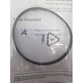 79867M - Kit Drive Belt - Cinghia di Trascinamento per Zebra ZM400 e ZM600 300 Dpi e 600 Dpi