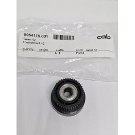 5954115.001 - Gear 42 per Stampante CAB A4+