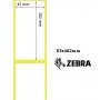 800262-405 - Etichette Zebra F.to 57x102mm Carta Termica Ad. Permanente D.i. 25mm con Strappo facilitato - Conf. da 12 Rotoli