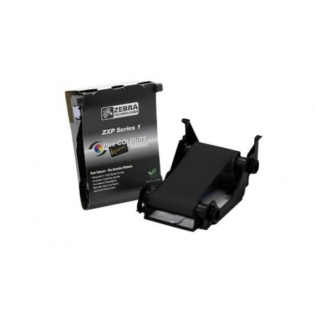 800011-101 - Ribbon Monocromatico Nero per Stampante Zebra ZXP Serie 1 - True Colours Ribbon - 1000 Stampe