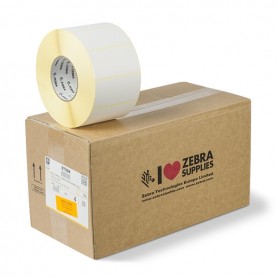 87394 - Etichette Zebra F.to 100x50mm Carta Vellum Adesivo Permanente D.i. 76mm - Confezione da 4 Rotoli