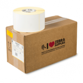 3006306-T - Etichette Zebra F.to 100x150mm Carta Termica Adesivo Permanente D.i. 76mm - Confezione da 4 Rotoli