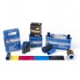 800015-240 - Ribbon a colori 5 pannelli YMCKOK, 100 stampe per stampanti P2xxi