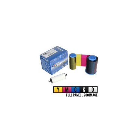 800015-440 - Ribbon a Colori 5 Pannelli YMCKO per Stampanti Zebra  P310i, P320i, P330i, P420i, P430i e P520i - 200 Stampe